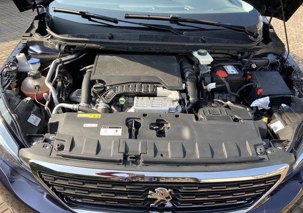 Peugeot 308 cena 54900 przebieg: 61000, rok produkcji 2019 z Łódź małe 781